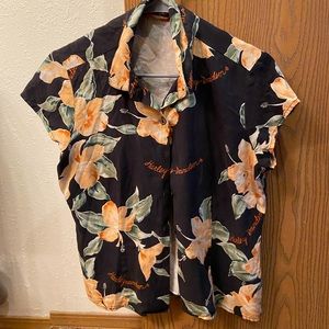 🦋 VINTAGE HARLEY DAVIDSON BUTTON UP 🦋